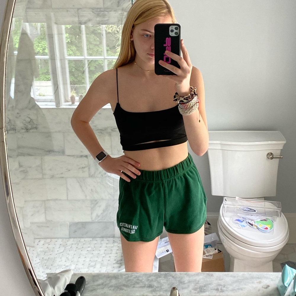 Comfy SF Brandy Melville shorts forest green